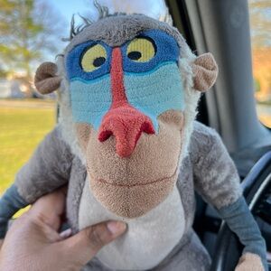 Disney Store The Lion King Rafiki Monkey Baboon Stuffed Animal Plush